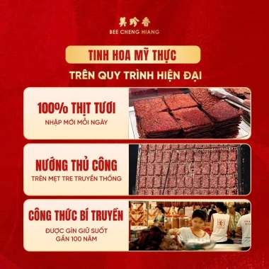 Thịt heo băm nướng Bee Cheng Hiang - Bakkwa Singapore, giảm còn 390.000đ 4