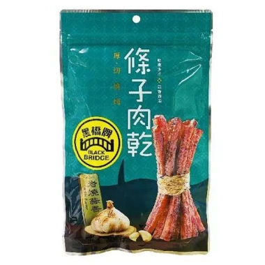 Thịt heo khô nướng dày nguyên vị Black Bridge 100g - Vị tỏi, tiêu, chỉ 178.000đ 3