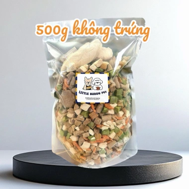 Thịt sấy đông khô 500g hỗn hợp đa loại cho chó mèo - Dinh dưỡng cao, giá 175k 10