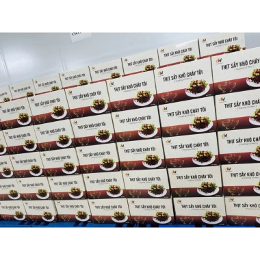 Thịt sấy khô cháy tỏi thơm ngon đậm đà 500g-1kg VSATTP, chứng nhận, giảm còn 110k 4