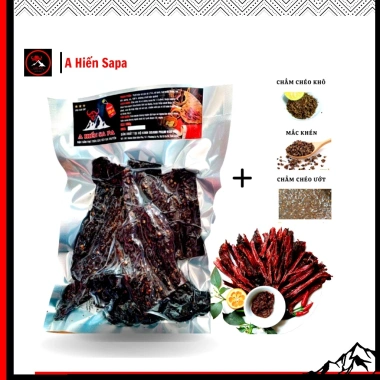 Thịt trâu gác bếp chuẩn Tây Bắc 500g-1kg, kèm chẳm chéo ướt và mắc khén, giảm 21% chỉ 625.000₫