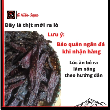Thịt trâu gác bếp chuẩn Tây Bắc 500g-1kg, kèm chẳm chéo ướt và mắc khén, giảm 21% chỉ 625.000₫
