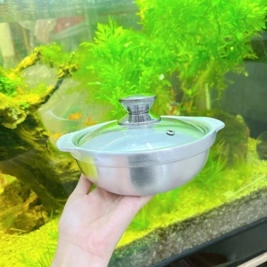 Thố gang nắp kính kho quẹt, kho cá, nấu cơm niêu – Tiện lợi, đẹp mắt, ngon miệng, 169.000đ