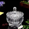 Thố Thuỷ Tinh Pha Lê Mạ Vàng Đựng Bánh Mứt, Kẹo, Hạt Dưa - Loại To Mẫu Mới 6