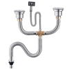 Thoát Nước Nhà Bếp Đôi Xi Phòng 110mm Ống Bồn Rửa Chén Inox - Giá Giảm 255k 2