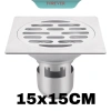 Thoát sàn chống hôi 15x15cm inox304 - Ga nhà tắm không gỉ, giá ưu đãi 99.000đ