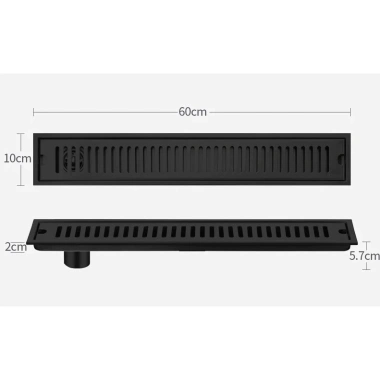Thoát Sàn Chống Mùi Cao Cấp 30x10,10x60 - Màu Đen, Siêu Bền, Giảm Giá 20%
