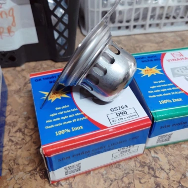 Thoát Sàn Inox Cao Cấp Ngăn Mùi Cống Nhà Tắm - Không Gỉ Sét, Giá 93.000₫