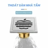 Thoát Sàn Nhà Tắm INOX 12x12cm TS05 Ngăn Mùi Chống Côn Trùng - Giá 152.000đ