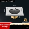 Thoát Sàn Nhà Tắm INOX 12x12cm TS05 Ngăn Mùi Chống Côn Trùng - Giá 152.000đ 3