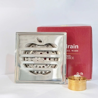Thoát Sàn Nhà Tắm INOX 12x12cm TS05 Ngăn Mùi Chống Côn Trùng - Giá 152.000đ