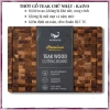 Thớt Gỗ Teak KAIYO Chữ Nhật Cao Cấp - Không Khô Nứt, Không Cong Vênh, Giá 275k 2