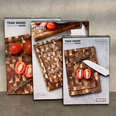 Thớt gỗ Teak Kaiyo DC01-DC04 - Thương hiệu Nhật, hàng chuẩn chính hãng, giá ưu đãi 250.000 VND