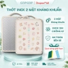 Thớt inox 304 kháng khuẩn 2 mặt COPCOP Mặt nhựa lúa mạch + inox, chỉ 300.000VND