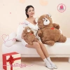 Thú bông gấu trái tim đỏ 2in1 - Quà tặng Valentine & 8/3, lông xù cao cấp, giá ưu đãi 160k 3
