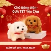 Thú Cưng Chó Điện Lông Mềm - Đi, Sủa, Vẫy Đuôi, Quà Tết Ấm Áp Giá 59.644₫