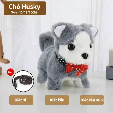 Thú Cưng Chó Điện Lông Mềm - Đi, Sủa, Vẫy Đuôi, Quà Tết Ấm Áp Giá 59.644₫ 10 Thú Cưng Chó Điện Lông Mềm - Đi, Sủa, Vẫy Đuôi, Quà Tết Ấm Áp Giá 59.644₫ 10