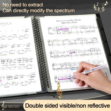 Thư mục nhạc Sheet AWNGD - Hộp đựng nhạc chống nước, sửa đổi, phát lại piano - Giá 99.400₫ Thư mục nhạc Sheet AWNGD - Hộp đựng nhạc chống nước, sửa đổi, phát lại piano - Giá 99.400₫
