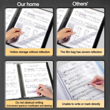 Thư mục nhạc Sheet AWNGD - Hộp đựng nhạc chống nước, sửa đổi, phát lại piano - Giá 99.400₫ 5 Thư mục nhạc Sheet AWNGD - Hộp đựng nhạc chống nước, sửa đổi, phát lại piano - Giá 99.400₫ 5