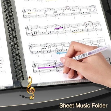 Thư mục nhạc Sheet AWNGD - Hộp đựng nhạc chống nước, sửa đổi, phát lại piano - Giá 99.400₫ 9 Thư mục nhạc Sheet AWNGD - Hộp đựng nhạc chống nước, sửa đổi, phát lại piano - Giá 99.400₫ 9