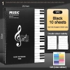Thư mục nhạc Sheet AWNGD - Hộp đựng nhạc chống nước, sửa đổi, phát lại piano - Giá 99.400₫ 10