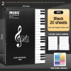 Thư mục nhạc Sheet AWNGD - Hộp đựng nhạc chống nước, sửa đổi, phát lại piano - Giá 99.400₫ 11