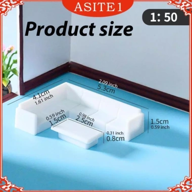 Thu Nhỏ Sofa & Ghế Mô Hình PP - Nội Thất Búp Bê DIY, Bàn Cát Kiến Trúc, 48.400đ