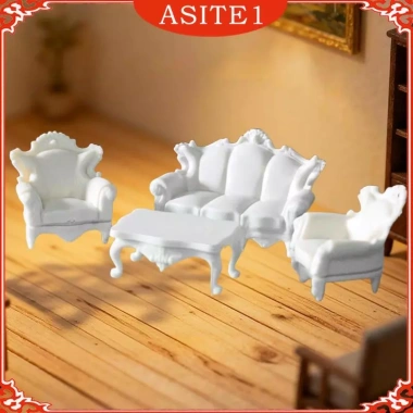 Thu Nhỏ Sofa & Ghế Mô Hình PP - Nội Thất Búp Bê DIY, Bàn Cát Kiến Trúc, 48.400đ