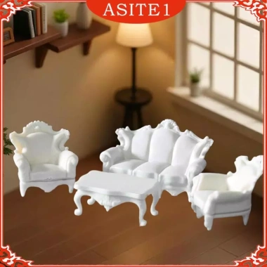 Thu Nhỏ Sofa & Ghế Mô Hình PP - Nội Thất Búp Bê DIY, Bàn Cát Kiến Trúc, 48.400đ