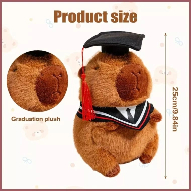 Thú Nhồi Bông Capybara Tốt Nghiệp 2.025 - Đồ Trang Trí Sang Trọng Có Mũ, 249.700 VND 5 Thú Nhồi Bông Capybara Tốt Nghiệp 2.025 - Đồ Trang Trí Sang Trọng Có Mũ, 249.700 VND 5