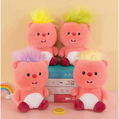Thú nhồi bông Loopy 20cm tóc màu sắc - Gấu hải ly hồng tóc xù mịn, quà 59.400₫ 3 Thú nhồi bông Loopy 20cm tóc màu sắc - Gấu hải ly hồng tóc xù mịn, quà 59.400₫ 3