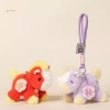Thú Nhồi Bông Ngựa Dễ Thương Móc Khóa Pony Keychain Phụ Kiện Quà Tặng Năm Mới 6