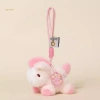 Thú Nhồi Bông Ngựa Dễ Thương Móc Khóa Pony Keychain Phụ Kiện Quà Tặng Năm Mới 10