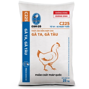 Thức Ăn Gà Con C225 10KG – Cám Bể, Rutin, Cút, Chim Cảnh, Vịt Con – 140,642₫ 2