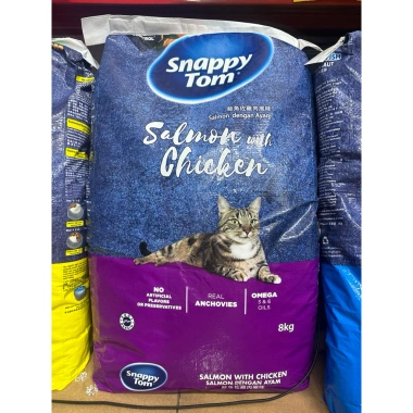 Thức ăn hạt mèo SNAPPY TOM Hỏa Tốc topping cá cơm khô - Giá ưu đãi 579.000đ, dinh dưỡng cân bằng 6