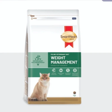 Thức ăn hạt SMARTHEART GOLD cho mèo thừa cân 400gr kèm cốc đong hạt - 136.800₫