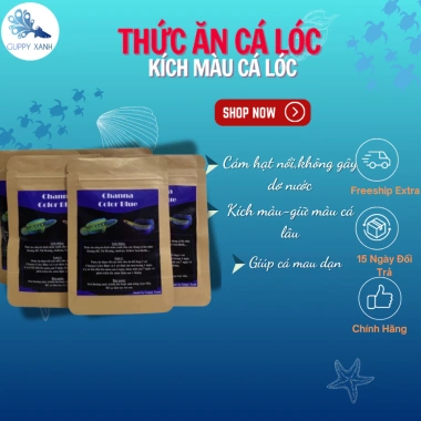 Thức ăn lên màu cá Lóc Channa - Tăng màu sắc dinh dưỡng, giá ưu đãi 68.000 VNĐ