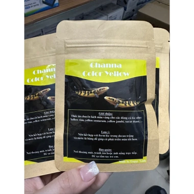 Thức ăn lên màu cá Lóc Channa - Tăng màu sắc dinh dưỡng, giá ưu đãi 68.000 VNĐ