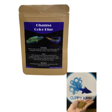 Thức ăn lên màu cá Lóc Channa - Tăng màu sắc dinh dưỡng, giá ưu đãi 68.000 VNĐ