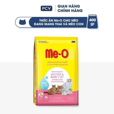 Thức ăn Me-O 400g cho mèo mẹ & sơ sinh – Tặng nón BH HĐ299k, giá chỉ 64.800₫