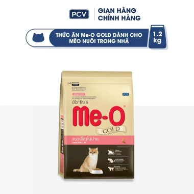 Thức ăn Me-O Gold 1.2kg cho mèo nuôi trong nhà - Tặng 2 gói nhỏ, giữ dáng, giá ưu đãi 198.000 2