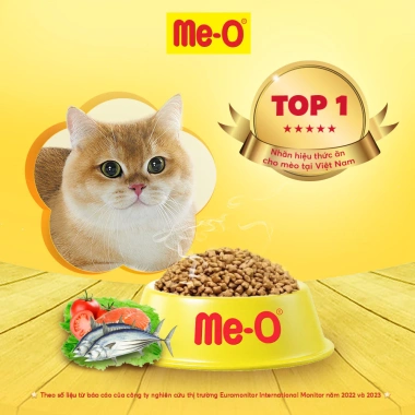 Thức ăn mèo con Me-O hạt cá biển 1,1kg - Tặng nón BH HĐ299k, giá chỉ 125.100₫