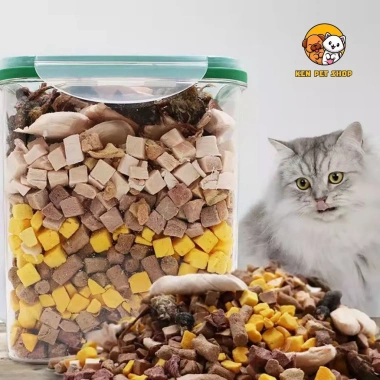 Thức ăn mèo hộp gà, viên thịt, đông khô sấy - Mix đa dạng, giảm giá 18% chỉ 82.000₫ 7