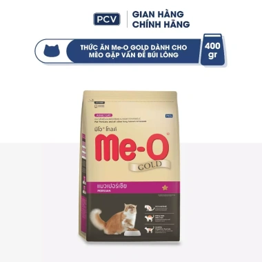 Thức ăn mèo Me-O Gold hạt 400gr dinh dưỡng chuyên biệt, giá ưu đãi 78.300 đồng
