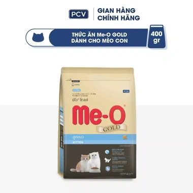 Thức ăn mèo Me-O Gold hạt 400gr dinh dưỡng chuyên biệt, giá ưu đãi 78.300 đồng