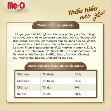 Thức ăn mèo Me-O Gold Persian 100g Chống búi lông, Quà Tặng Không Bán, 200.000 VND