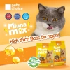 Thức ăn mèo MIUNA MIX 1kg hạt Topping thịt trứng tôm sấy khô - Giá 118.000 À petshop 2
