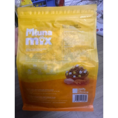 Thức ăn mèo MIUNA MIX 1kg hạt Topping thịt trứng tôm sấy khô - Giá 118.000 À petshop 5