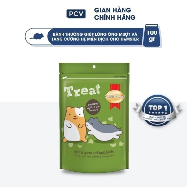 Thức ăn SmartHeart bánh thưởng cho Hamster và thú nhỏ 100gr - Giá ưu đãi 57.600₫ Thức ăn SmartHeart bánh thưởng cho Hamster và thú nhỏ 100gr - Giá ưu đãi 57.600₫