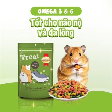 Thức ăn SmartHeart bánh thưởng cho Hamster và thú nhỏ 100gr - Giá ưu đãi 57.600₫ 2